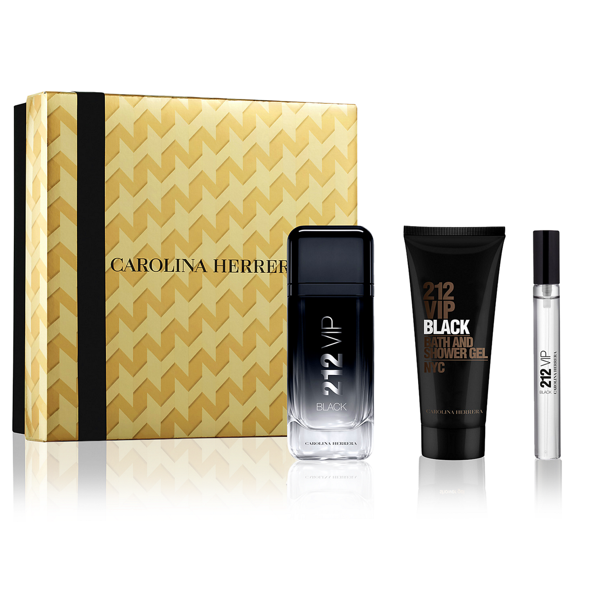 212 VIP Black by Carolina Herrera 100ml EDP 3pc Gift Set - Perfume NZ is the leading wholesale distributor of brand name perfumes and fragrances in New Zealand.