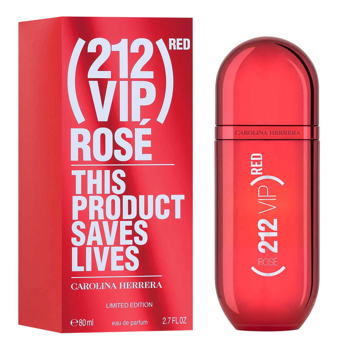 212 VIP Rose Red by Carolina Herrera 80ml EDP - Perfume NZ is the leading wholesale distributor of brand name perfumes and fragrances in New Zealand.