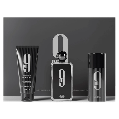 9pm by Afnan 100ml EDP 3 Piece Gift Set - Perfume NZ is the leading wholesale distributor of brand name perfumes and fragrances in New Zealand.