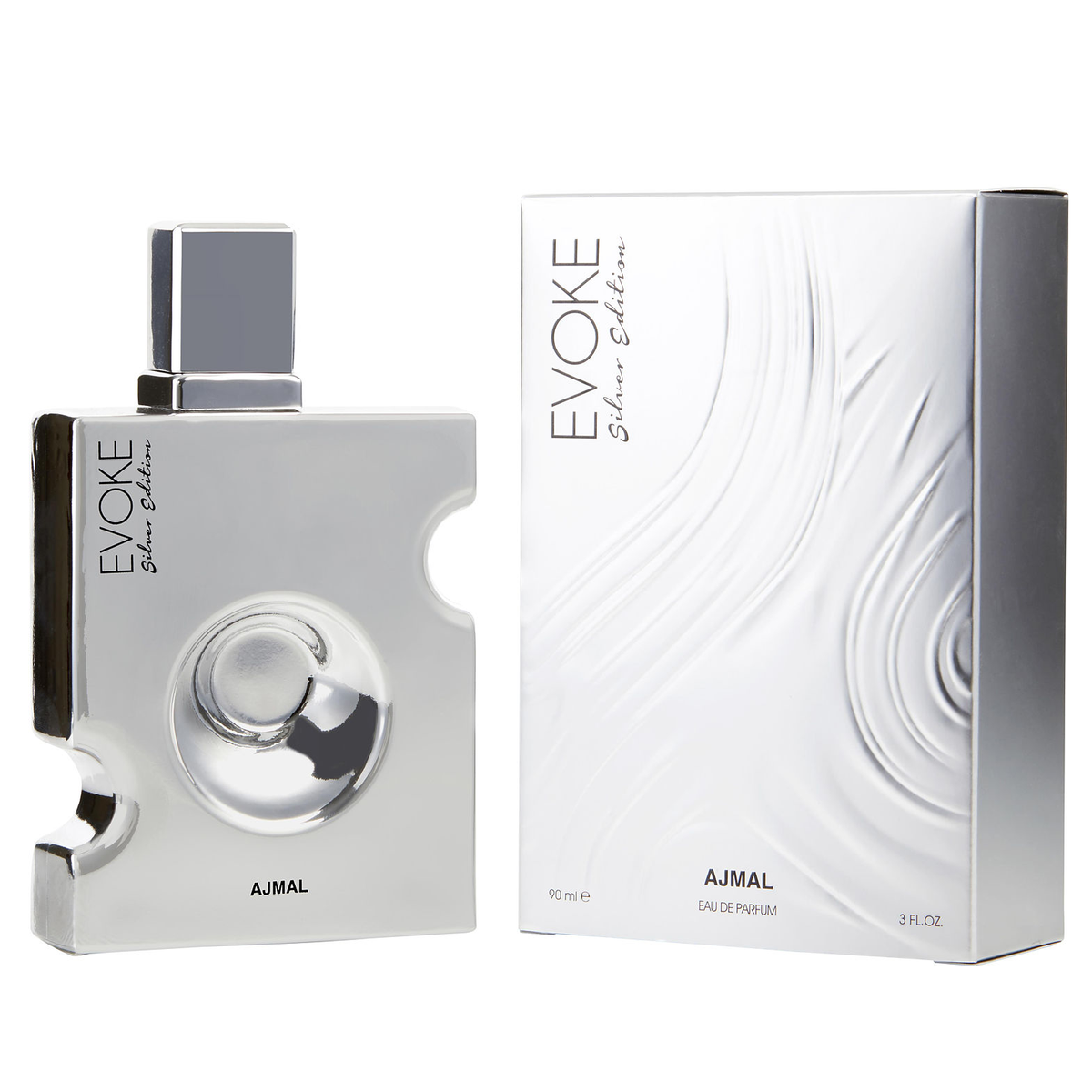 Evoke Silver by Ajmal 90ml EDP for Men - Perfume NZ is the leading wholesale distributor of brand name perfumes and fragrances in New Zealand.