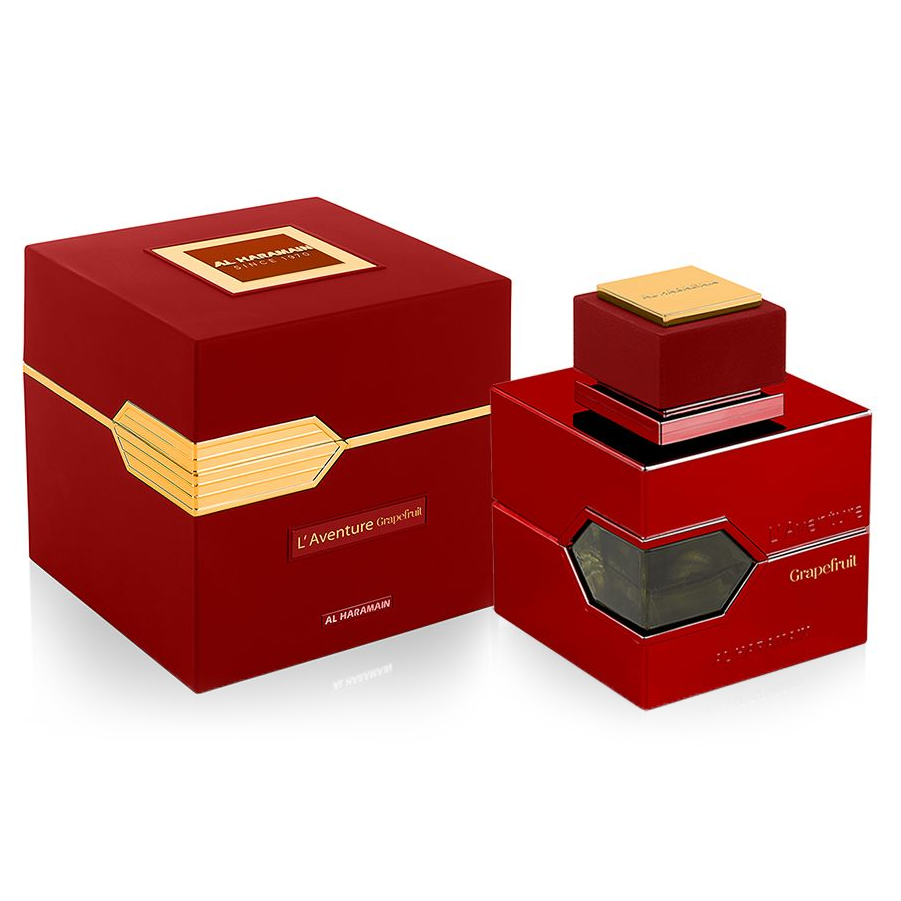 L'Aventure Grapefruit by Al Haramain 100ml EDP - Perfume NZ is the leading wholesale distributor of brand name perfumes and fragrances in New Zealand.