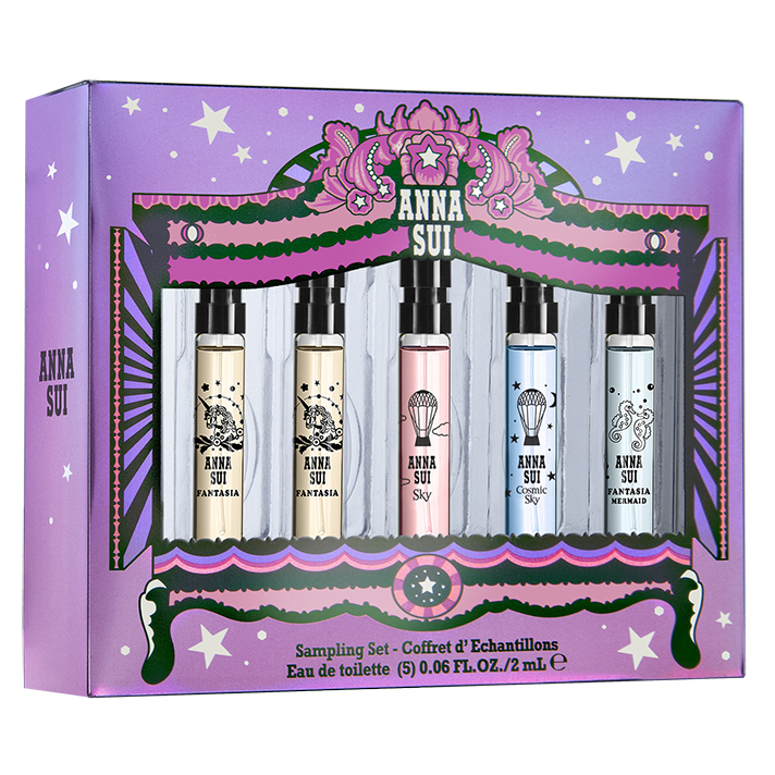 Anna Sui Sampling Collection 5 Piece Gift Set - Perfume NZ is the leading wholesale distributor of brand name perfumes and fragrances in New Zealand.