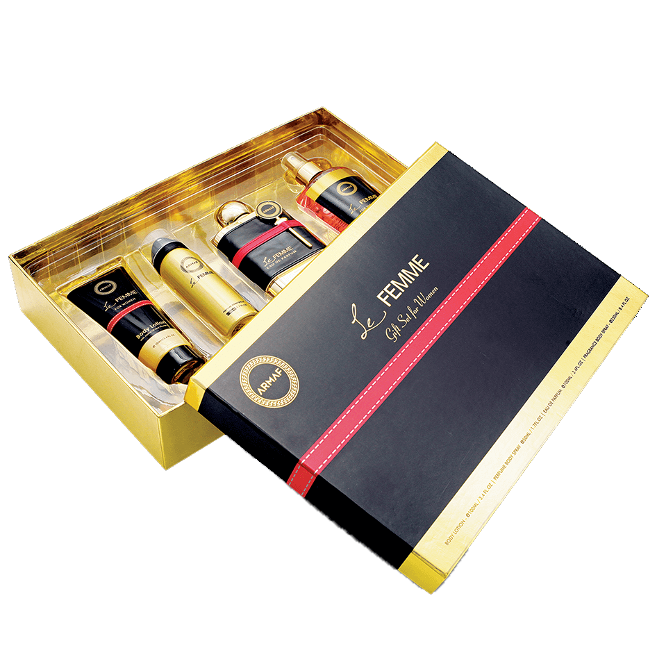 Le Femme by Armaf 100ml EDP 4 Piece Gift Set - Perfume NZ is the leading wholesale distributor of brand name perfumes and fragrances in New Zealand.