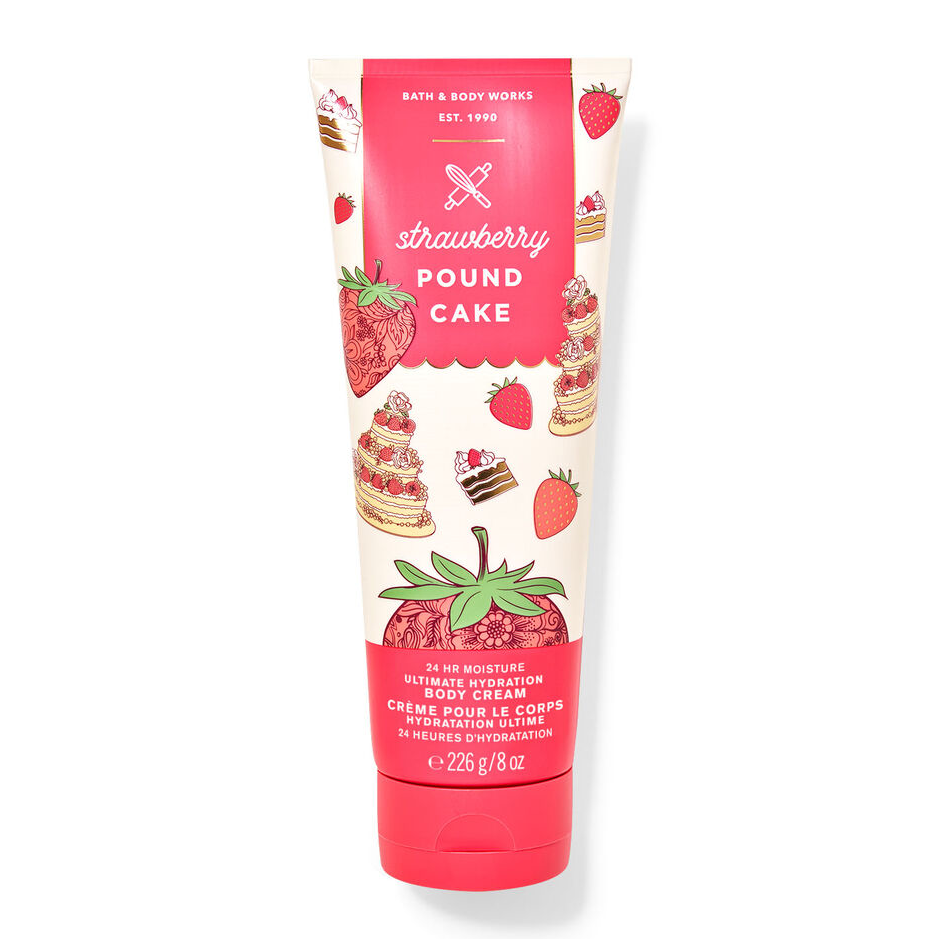 Strawberry Pound Cake by Bath &amp; Body Works 226g Ultimate Hydration Body Cream - Perfume NZ is the leading wholesale distributor of brand name perfumes and fragrances in New Zealand.