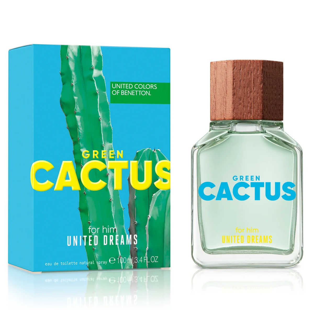 Green Cactus by Benetton 100ml EDT for Men - Perfume NZ is the leading wholesale distributor of brand name perfumes and fragrances in New Zealand.