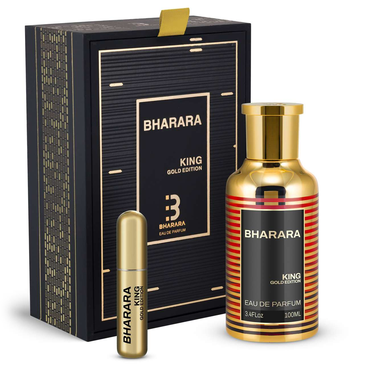 King Gold Edition by Bharara 100ml EDP for Men - Perfume NZ is the leading wholesale distributor of brand name perfumes and fragrances in New Zealand.
