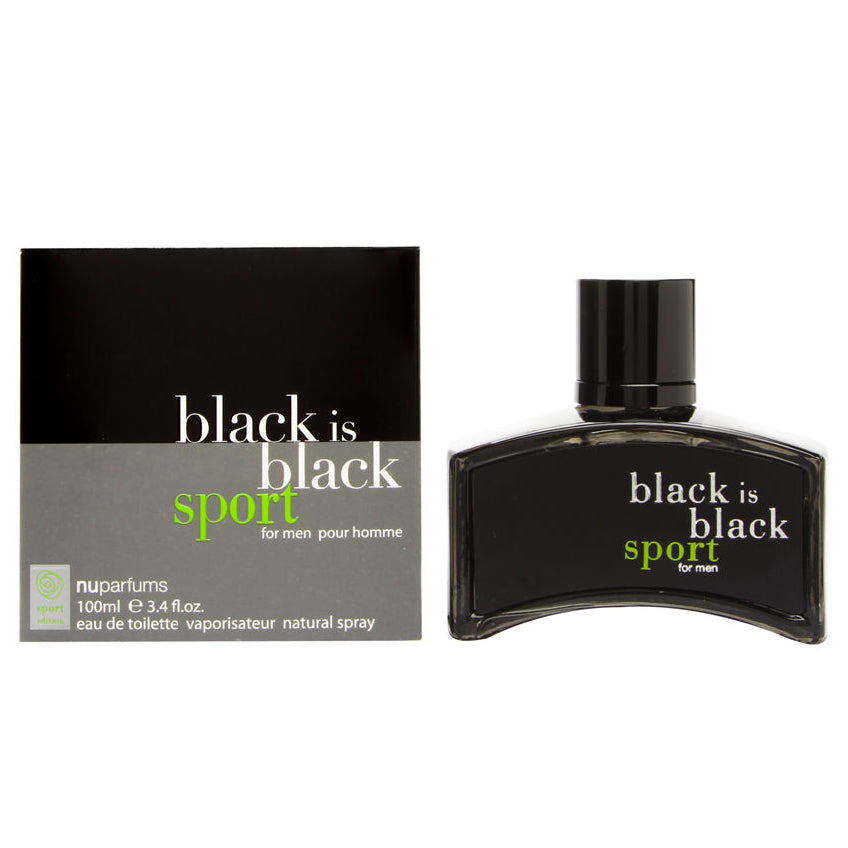 Black Is Black Sport by Nu Parfums 100ml EDT - Perfume NZ is the leading wholesale distributor of brand name perfumes and fragrances in New Zealand.