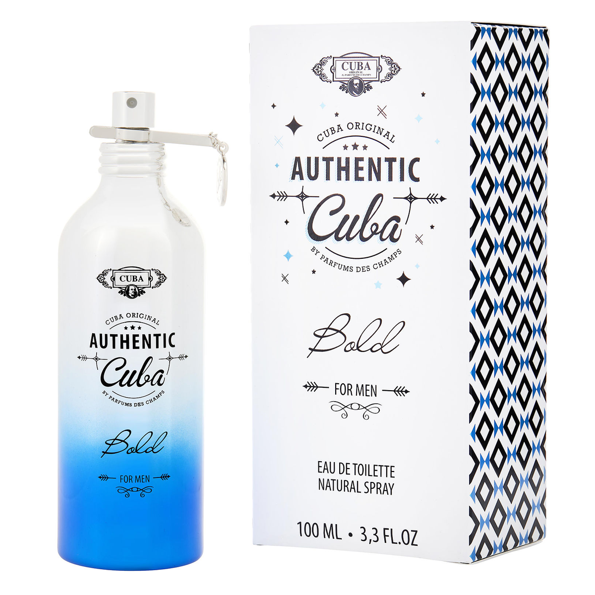 Authentic Bold by Cuba Paris 100ml EDT for Men - Perfume NZ is the leading wholesale distributor of brand name perfumes and fragrances in New Zealand.