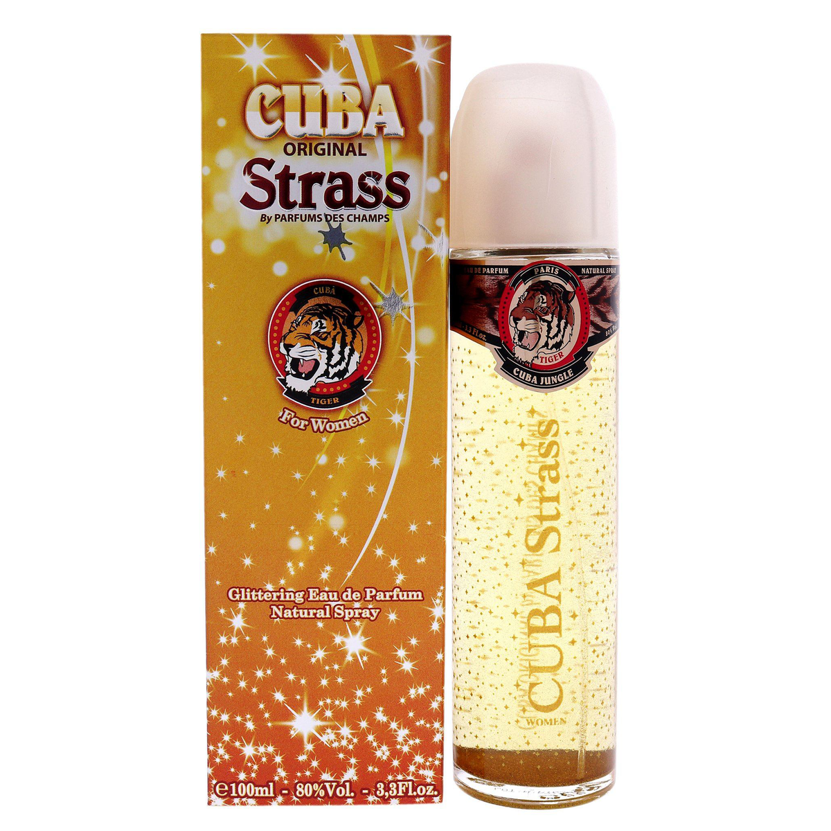 Cuba Strass Tiger by Fragluxe 100ml EDP for Women - Perfume NZ is the leading wholesale distributor of brand name perfumes and fragrances in New Zealand.