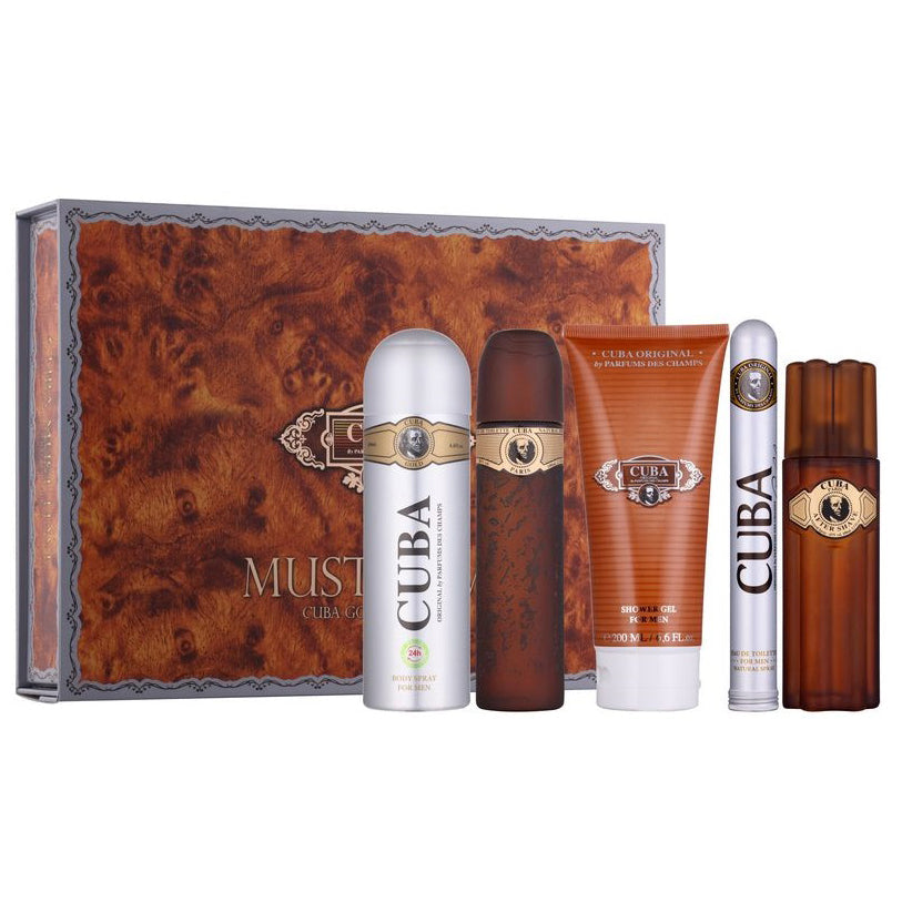 Cuba Gold by Fragluxe 100ml EDT 5 Piece Gift Set - Perfume NZ is the leading wholesale distributor of brand name perfumes and fragrances in New Zealand.