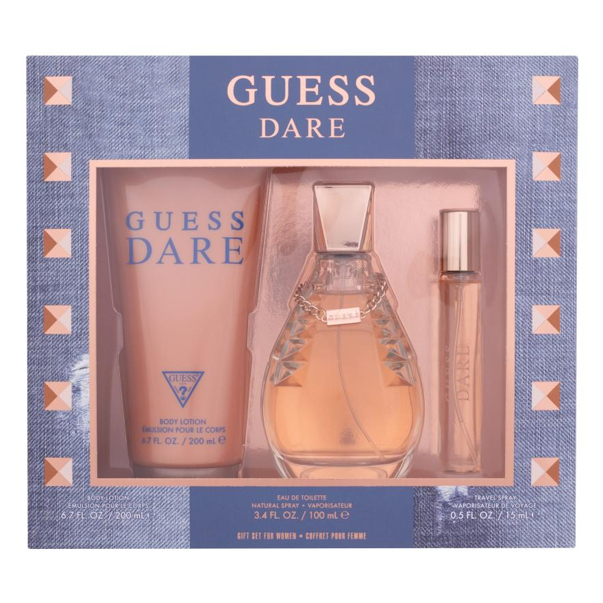 Guess Dare by Guess 100ml EDT 3 Piece Gift Set for Women - Perfume NZ is the leading wholesale distributor of brand name perfumes and fragrances in New Zealand.