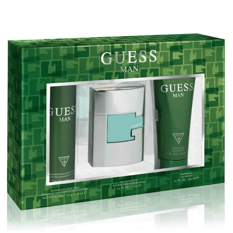 Guess Man by Guess 75ml EDT 3 Piece Gift Set - Perfume NZ is the leading wholesale distributor of brand name perfumes and fragrances in New Zealand.