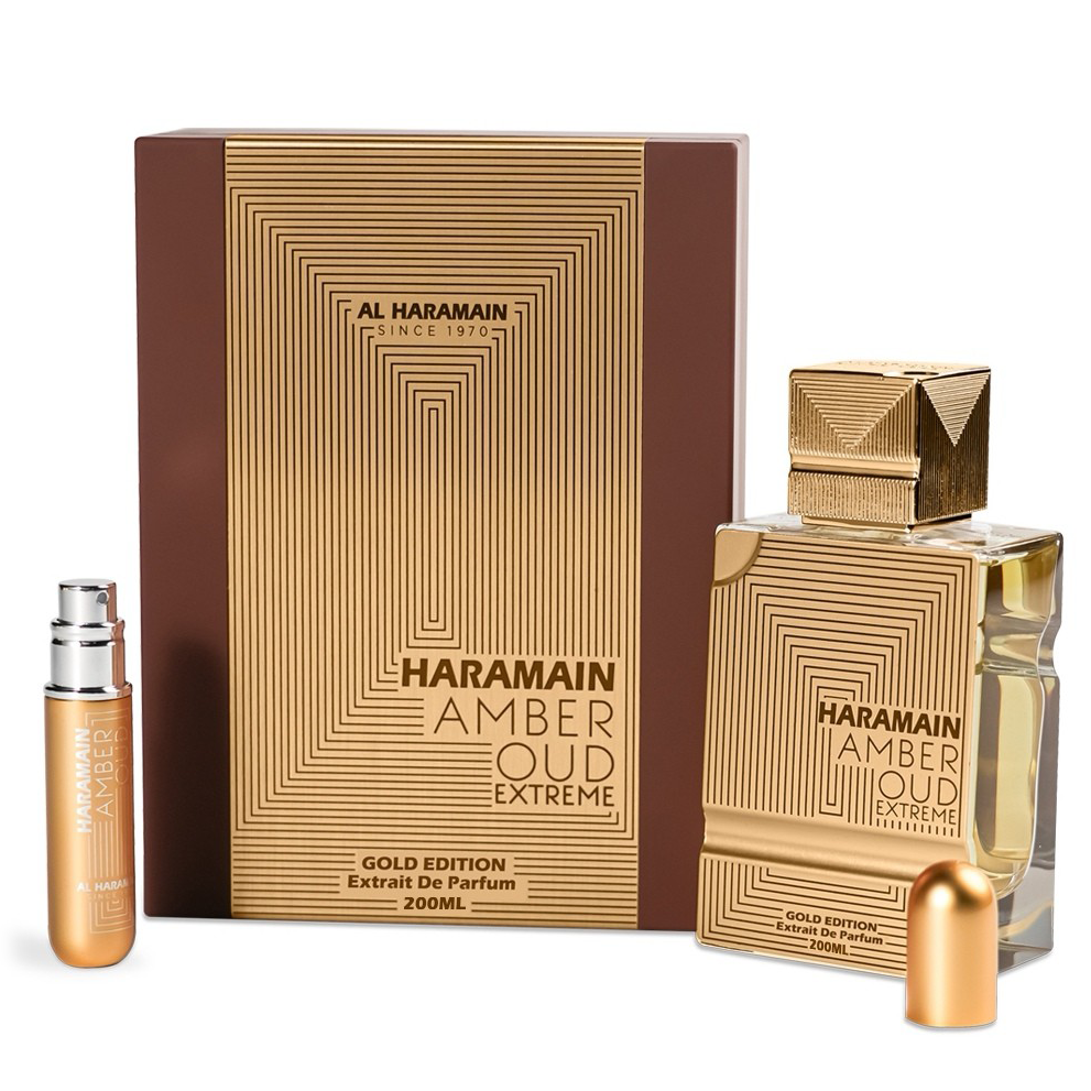Amber Oud Gold Extreme by Al Haramain 200ml Extrait De Parfum - Perfume NZ is the leading wholesale distributor of brand name perfumes and fragrances in New Zealand.