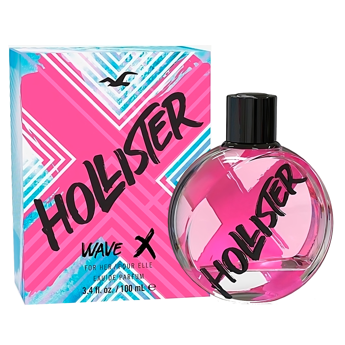 Hollister Wave X by Hollister 100ml EDP for Women - Perfume NZ is the leading wholesale distributor of brand name perfumes and fragrances in New Zealand.