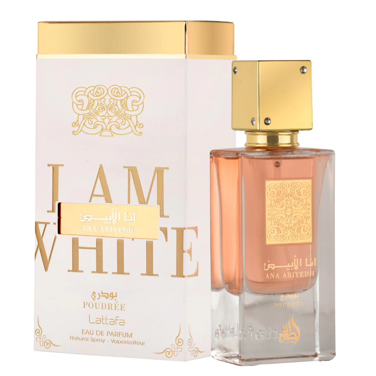 Ana Abiyedh Poudree by Lattafa 60ml EDP - Perfume NZ is the leading wholesale distributor of brand name perfumes and fragrances in New Zealand.
