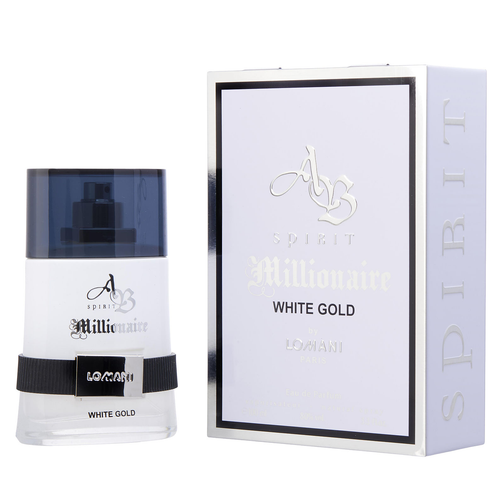 AB Spirit Millionaire White Gold by Lomani 100ml EDP - Perfume NZ is the leading wholesale distributor of brand name perfumes and fragrances in New Zealand.