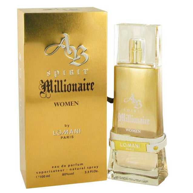 AB Spirit Millionaire by Lomani 100ml EDP for Women - Perfume NZ is the leading wholesale distributor of brand name perfumes and fragrances in New Zealand.