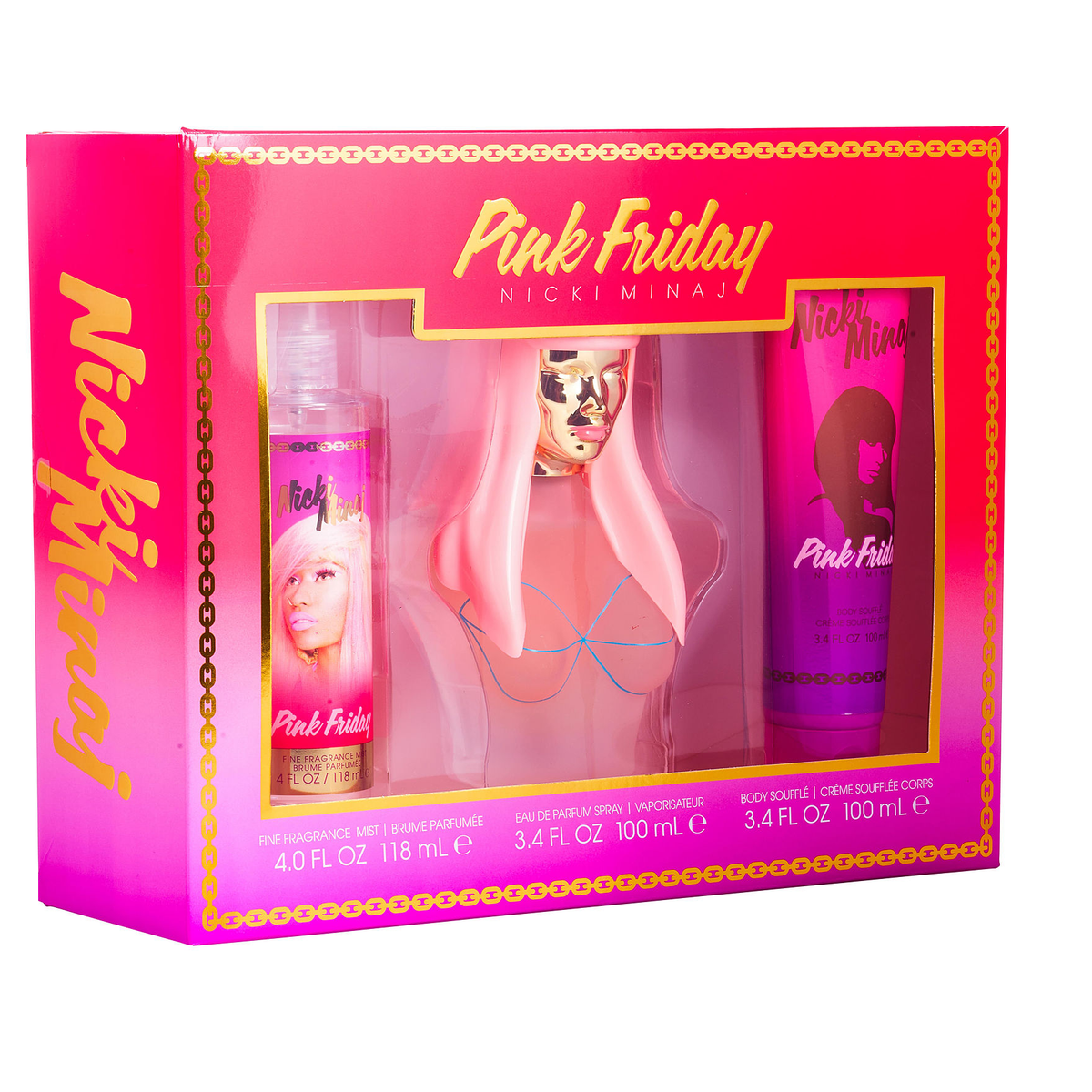 Pink Friday by Nicki Minaj 100ml EDP 3 Piece Gift Set - Perfume NZ is the leading wholesale distributor of brand name perfumes and fragrances in New Zealand.