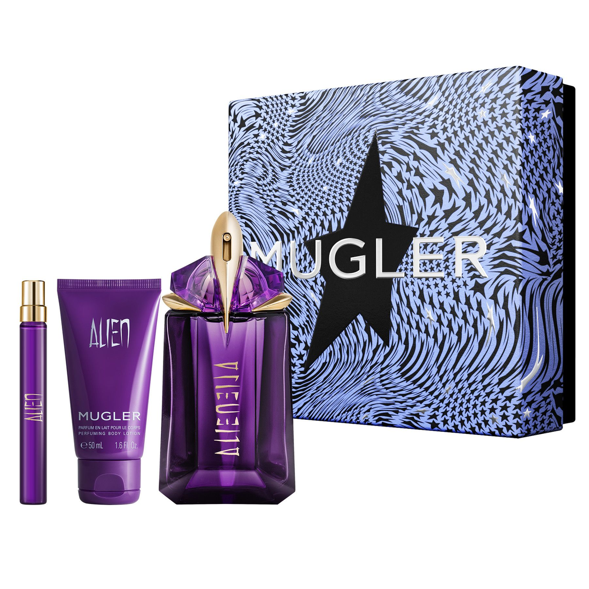 Alien by Thierry Mugler 60ml EDP 3 Piece Gift Set - Perfume NZ is the leading wholesale distributor of brand name perfumes and fragrances in New Zealand.