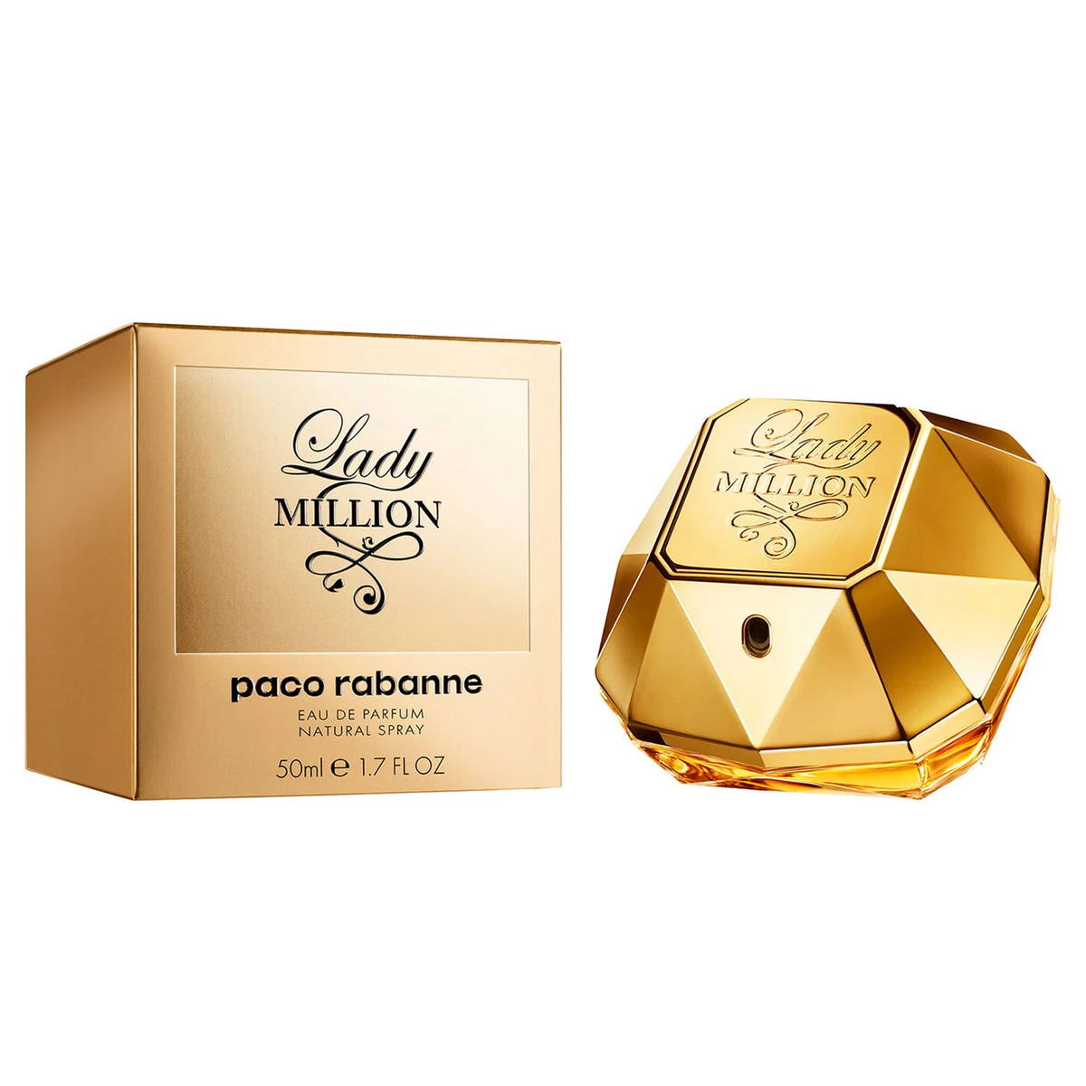 Lady Million by Paco Rabanne 50ml EDP - Perfume NZ is the leading wholesale distributor of brand name perfumes and fragrances in New Zealand.
