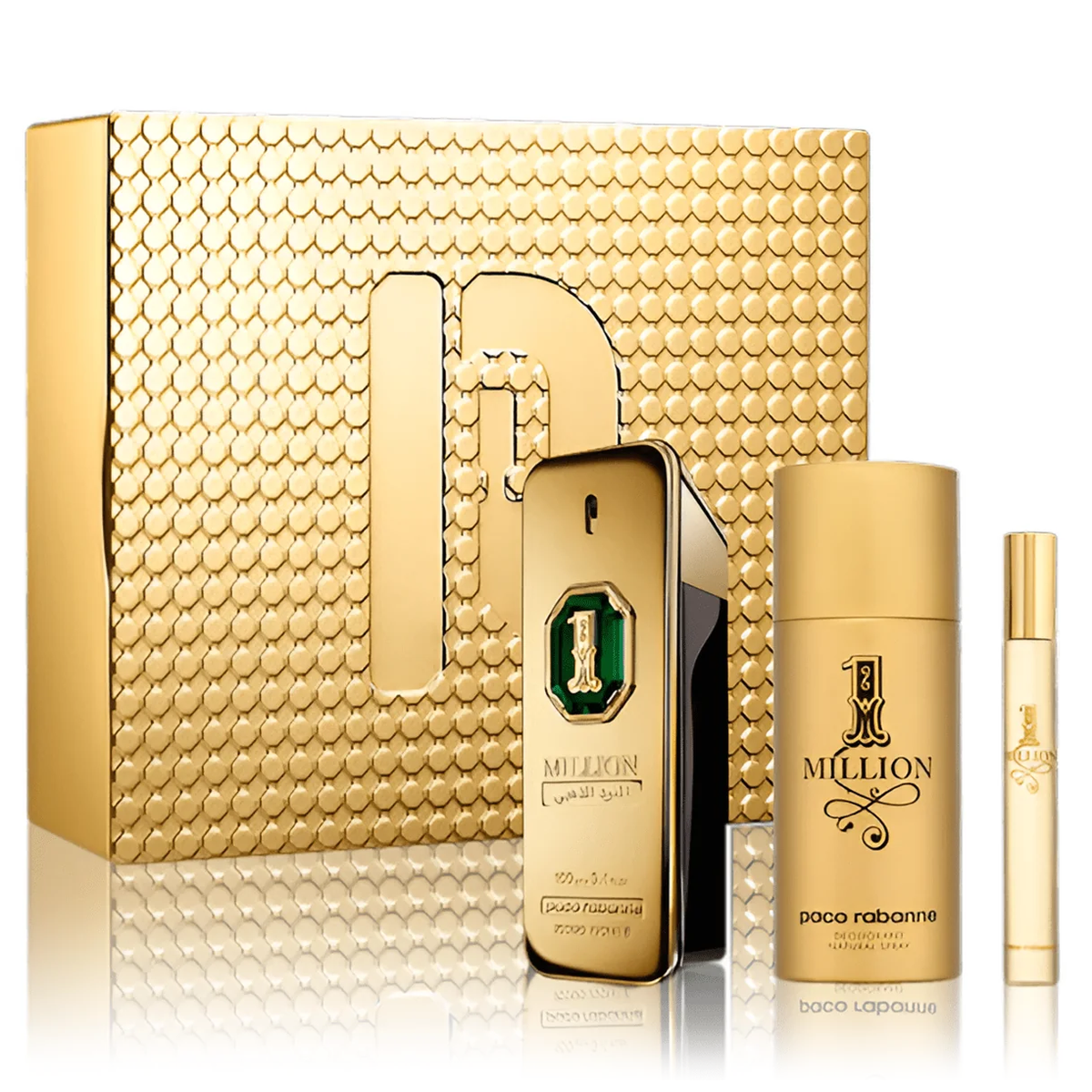 One Million Golden Oud by Paco Rabanne 100ml Parfum 3pc Set - Perfume NZ is the leading wholesale distributor of brand name perfumes and fragrances in New Zealand.