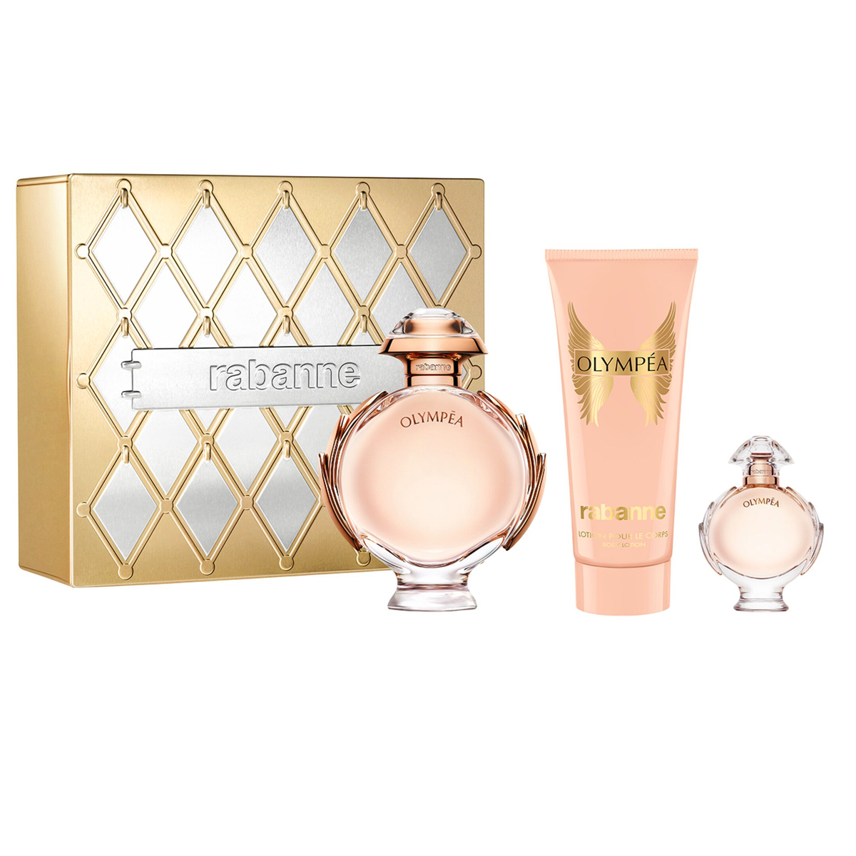 Olympea by Paco Rabanne 80ml EDP 3 Piece Gift Set - Perfume NZ is the leading wholesale distributor of brand name perfumes and fragrances in New Zealand.