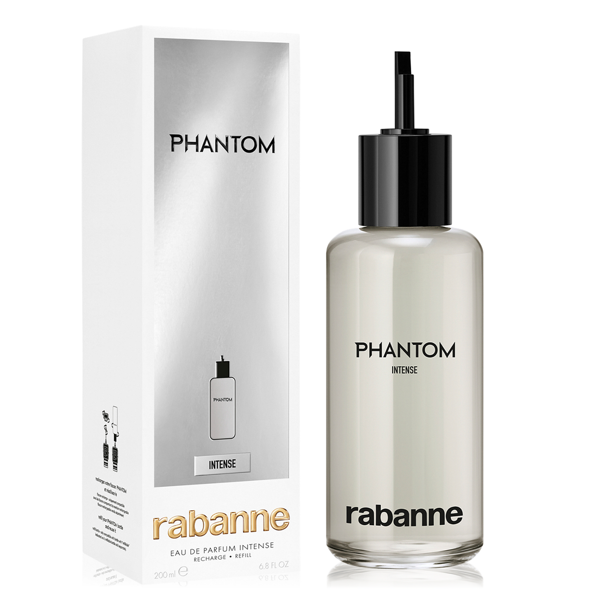 Phantom Intense by Paco Rabanne 200ml EDP Refill - Perfume NZ is the leading wholesale distributor of brand name perfumes and fragrances in New Zealand.