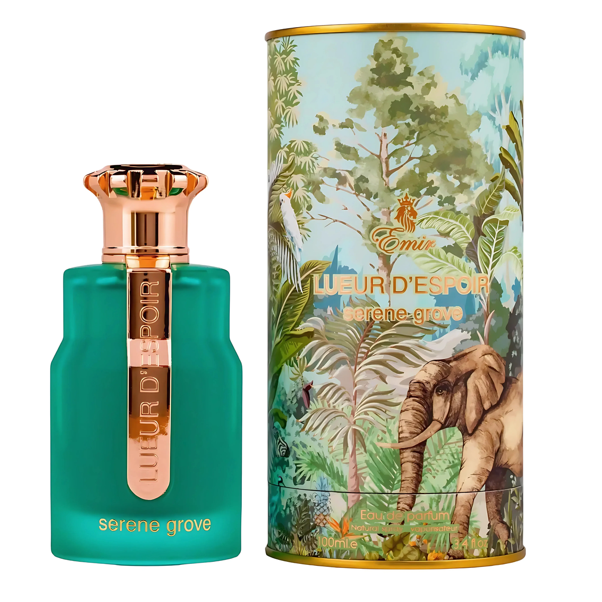 Lueur D'Espoir Serene Grove by Emir 100ml EDP - Perfume NZ is the leading wholesale distributor of brand name perfumes and fragrances in New Zealand.