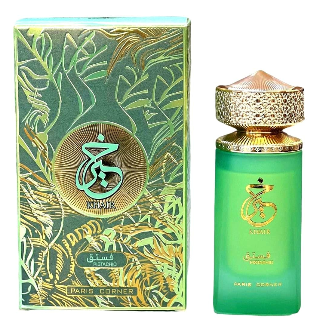 Pistachio Khair by Paris Corner 100ml EDP - Perfume NZ is the leading wholesale distributor of brand name perfumes and fragrances in New Zealand.