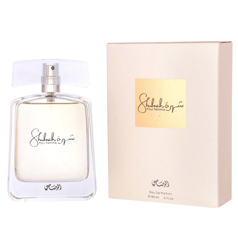 Shuhrah by Rasasi 90ml EDP for Women - Perfume NZ is the leading wholesale distributor of brand name perfumes and fragrances in New Zealand.