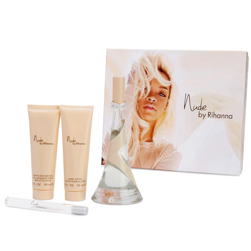 Nude by Rihanna 100ml EDP 4 Piece Gift Set - Perfume NZ is the leading wholesale distributor of brand name perfumes and fragrances in New Zealand.