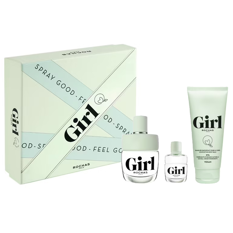 Rochas Girl by Rochas 100ml EDT 3 Piece Gift Set - Perfume NZ is the leading wholesale distributor of brand name perfumes and fragrances in New Zealand.