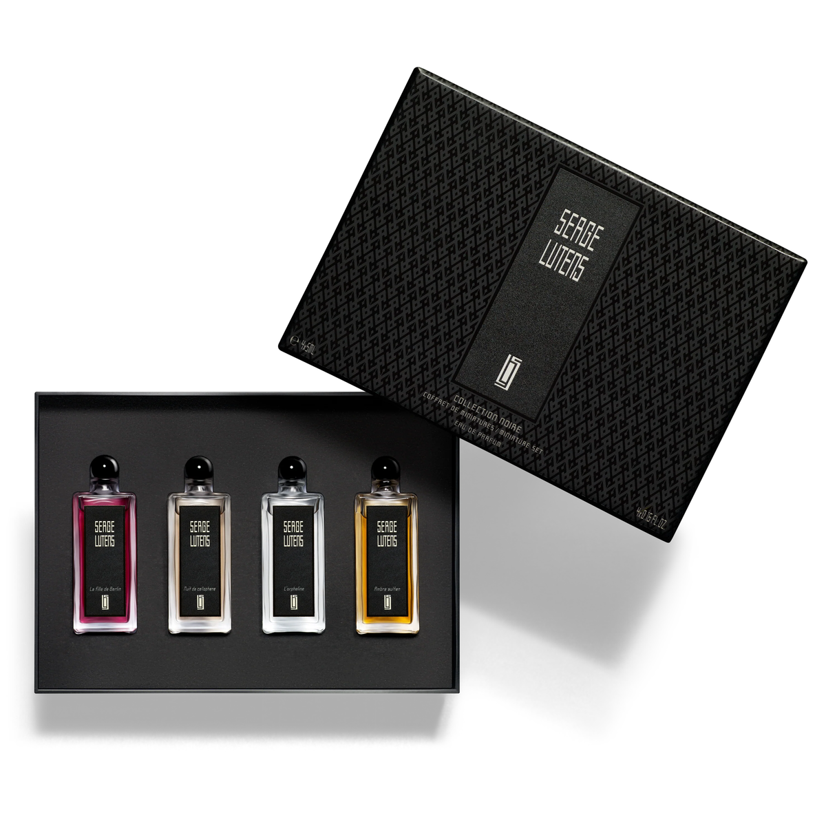 Serge Lutens Collection Noire 4 Piece Discovery Set - Perfume NZ is the leading wholesale distributor of brand name perfumes and fragrances in New Zealand.