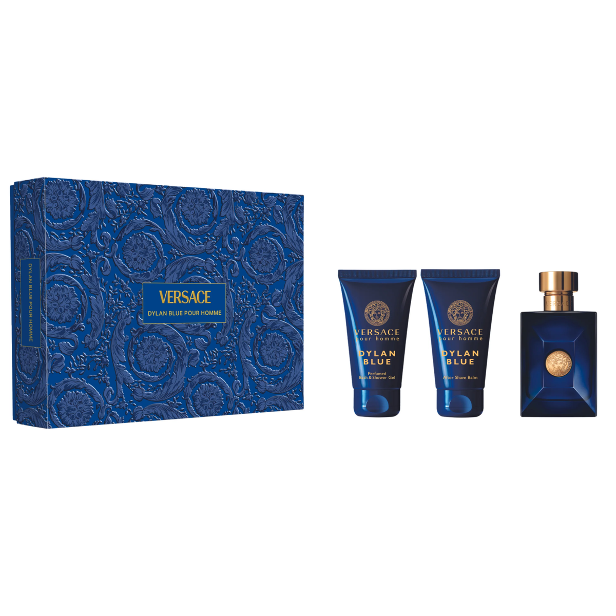 Dylan Blue Pour Homme by Versace 50ml EDT 3pc Gift Set - Perfume NZ is the leading wholesale distributor of brand name perfumes and fragrances in New Zealand.